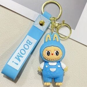 Adorable Blue Bunny Labubu Keychain NEW with Tags